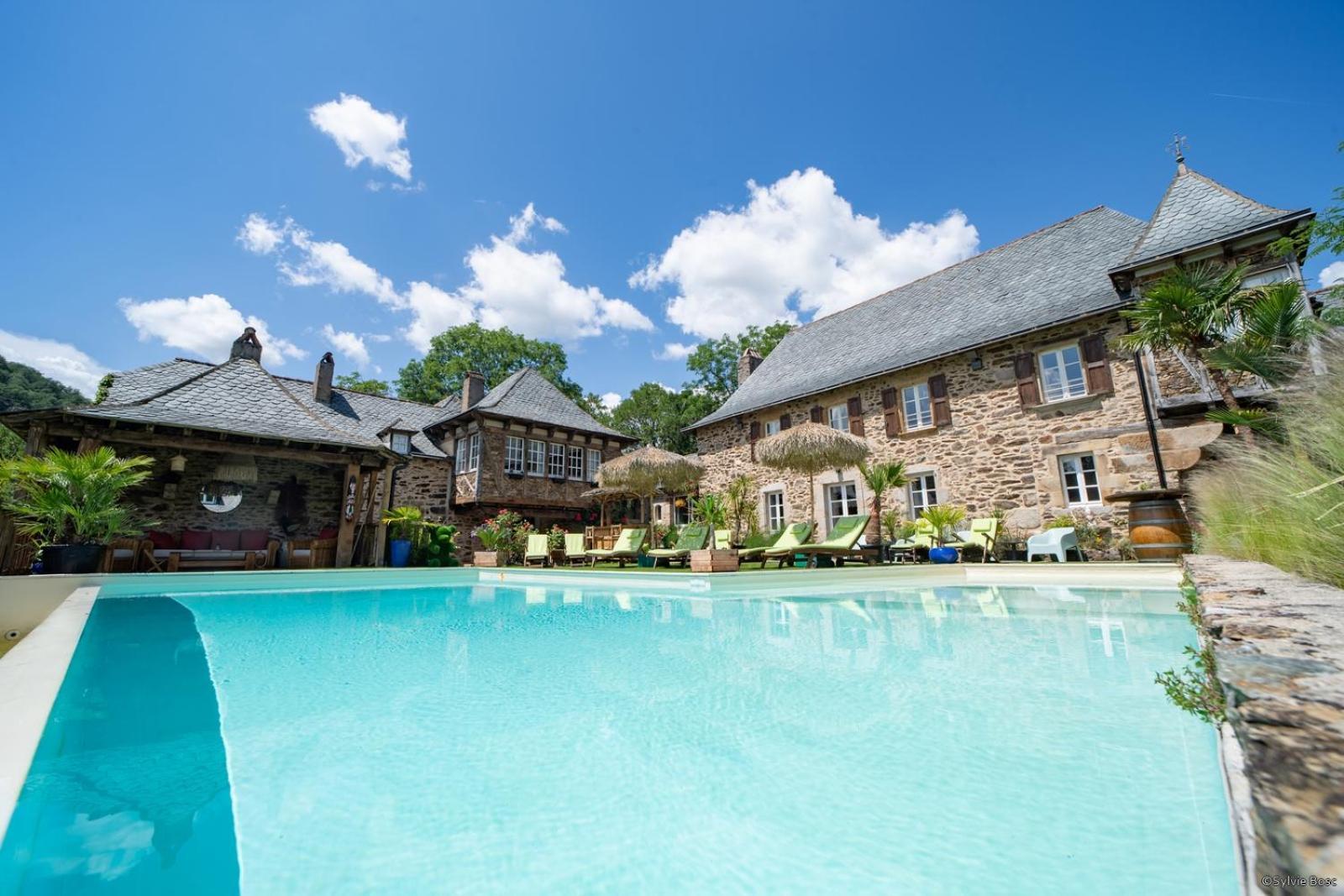 Hotel Chateau De Longcol La Fouillade Esterno foto