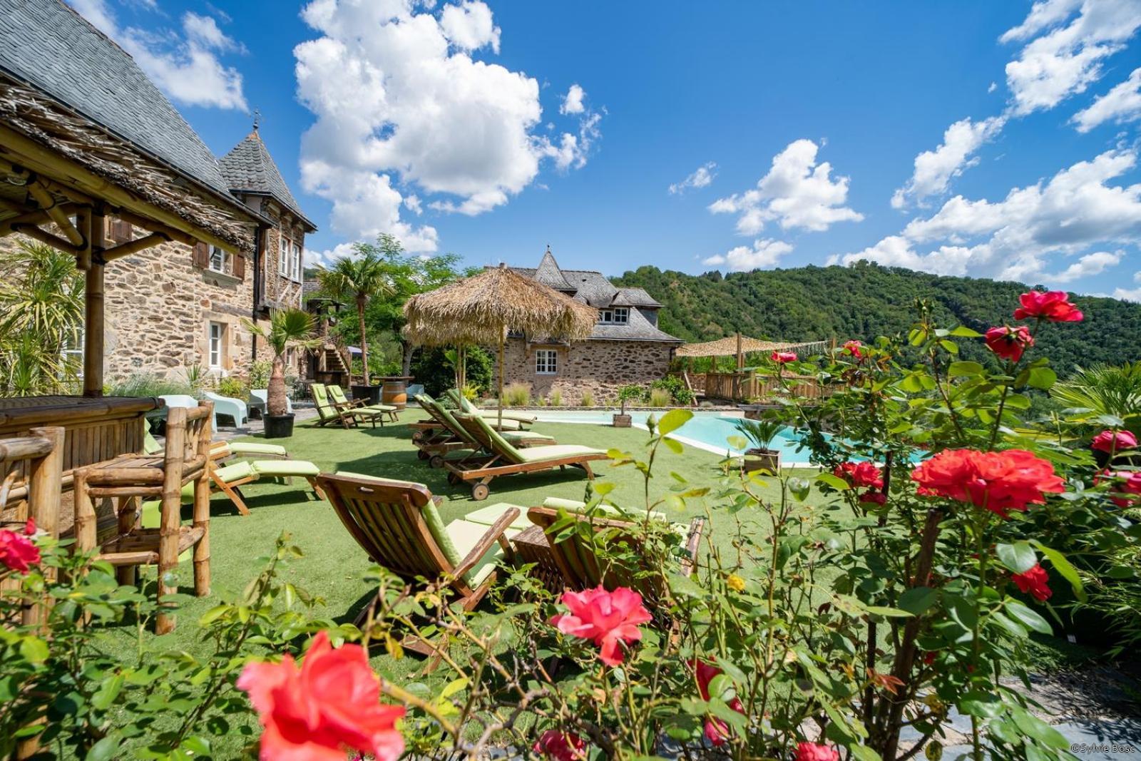 Hotel Chateau De Longcol La Fouillade Esterno foto